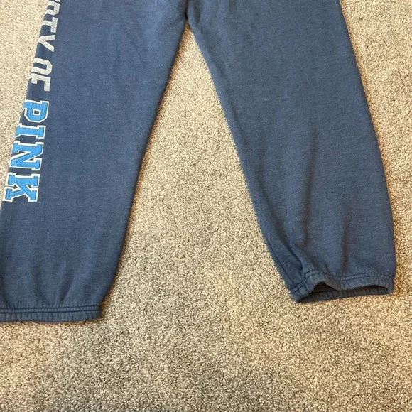 vtg y2k Victorias Secret Pink Sweatpants Womens Small Property Of Pink 98 Peace - Picture 3 of 16